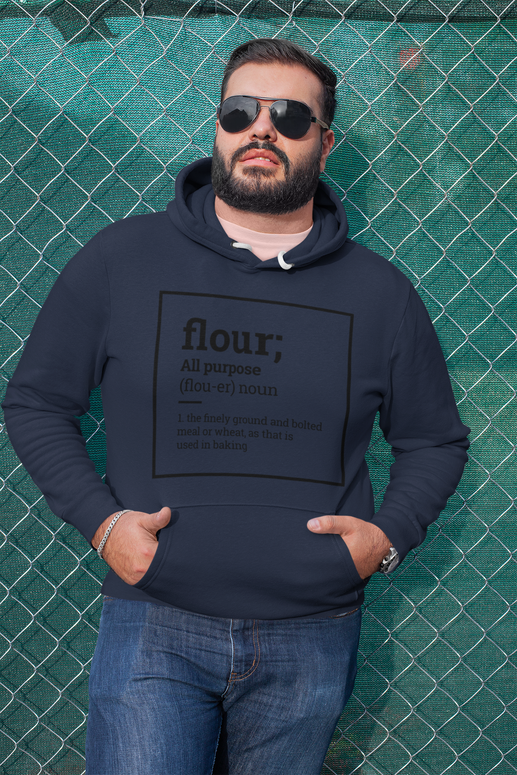 Label pantry flour definition Men Hoodies-KidsFashionVilla