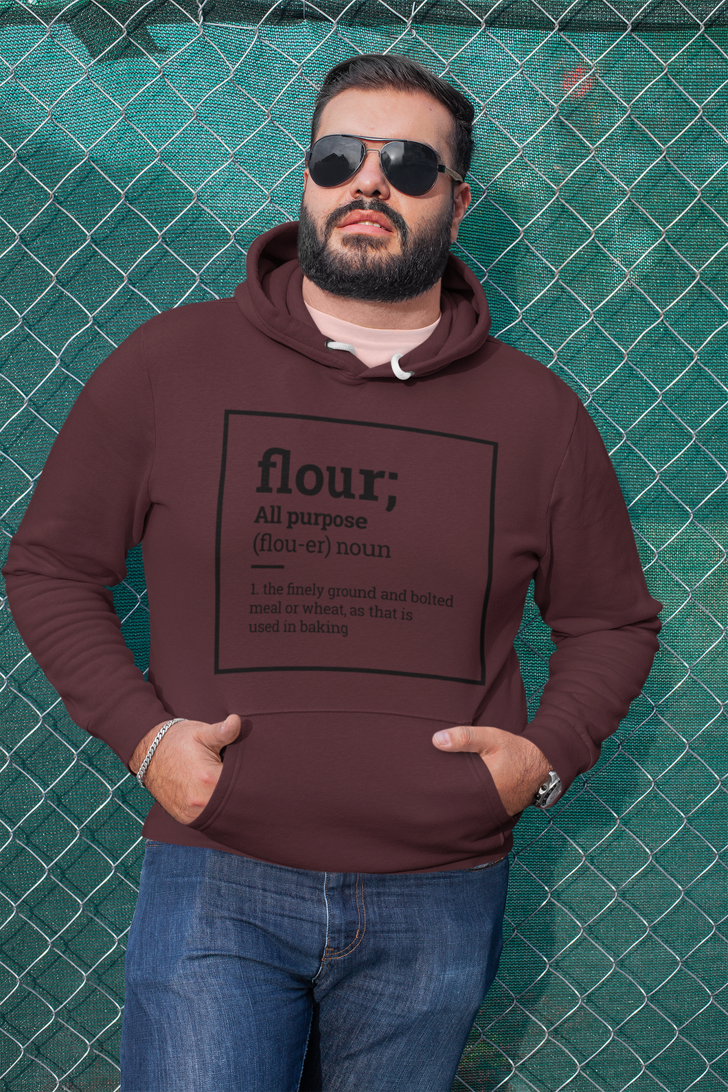 Label pantry flour definition Men Hoodies-KidsFashionVilla
