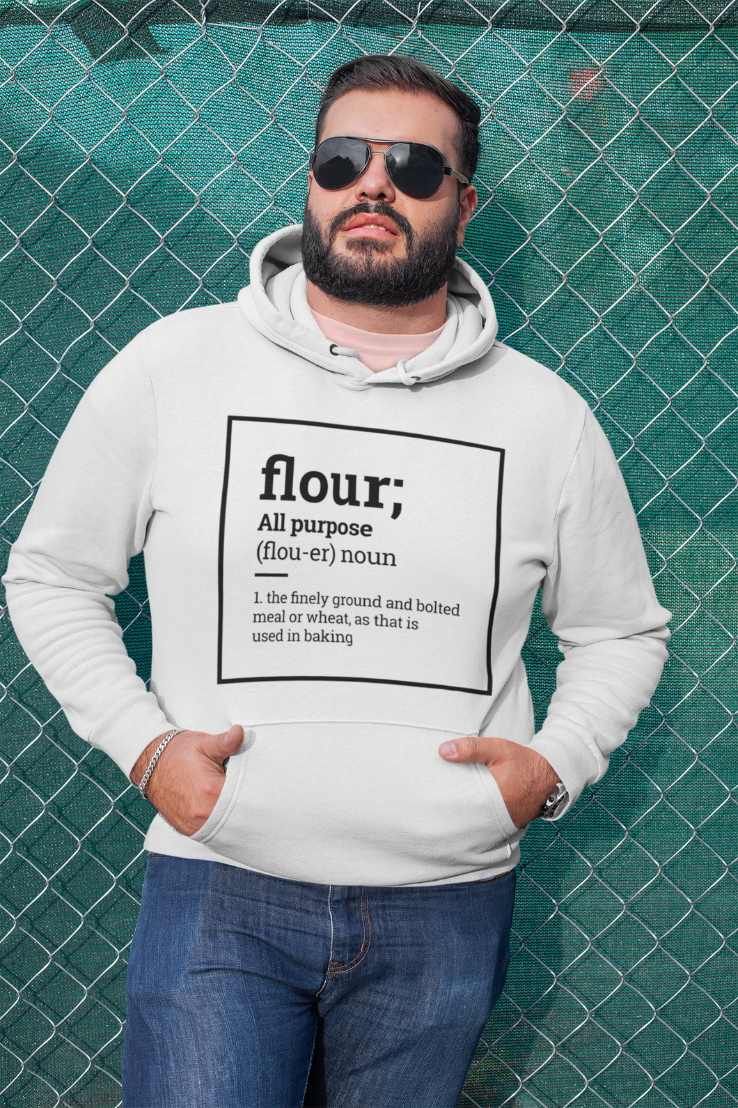 Label pantry flour definition Men Hoodies-KidsFashionVilla