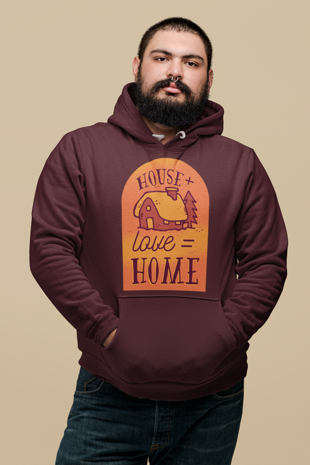 House Love Home Men Hoodies-KidsFashionVilla