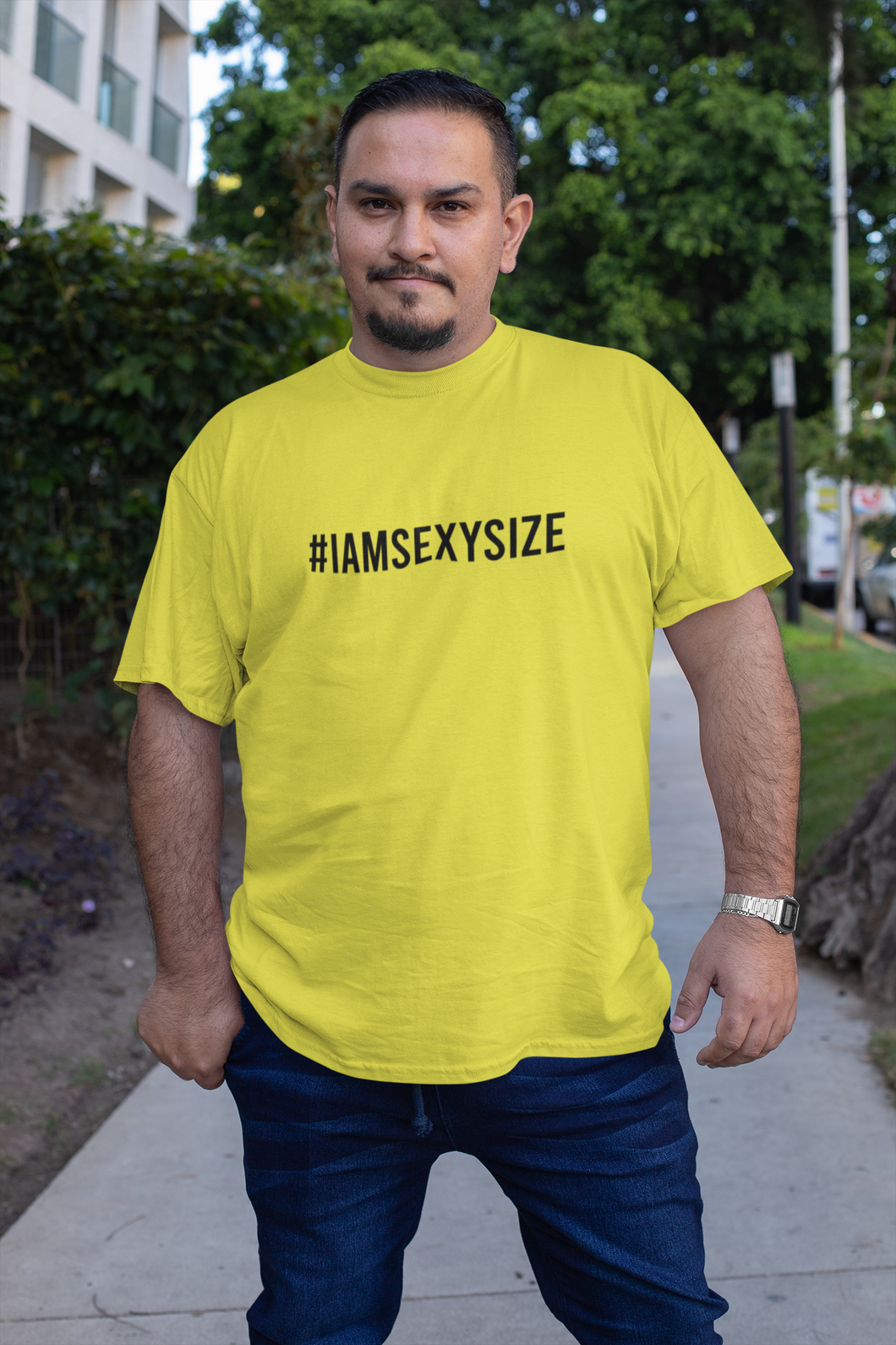 I Am A Sexy Size Mens Half Sleeves T-shirt- KidsFashionVilla