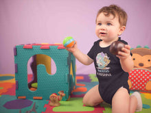 Load image into Gallery viewer, Custom Name 3 Month Birthday Teddy Design Rompers for Baby Boy- KidsFashionVilla
