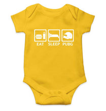Load image into Gallery viewer, PUBG Eat Sleep Rompers for Baby Girl- FunkyTradition FunkyTradition
