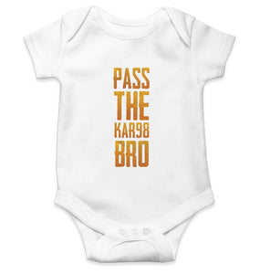 PUBG Pass The KAR98 Bro Rompers for Baby Girl- FunkyTradition FunkyTradition