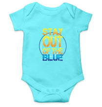 Load image into Gallery viewer, PUBG Stay Out Of The Blue Rompers for Baby Girl- FunkyTradition FunkyTradition
