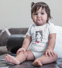 Load image into Gallery viewer, PUBG Winner Winner Chicken Dinner Rompers for Baby Girl- FunkyTradition FunkyTradition
