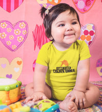 Load image into Gallery viewer, PUBG Winner Winner Chicken Dinner Rompers for Baby Girl- FunkyTradition FunkyTradition
