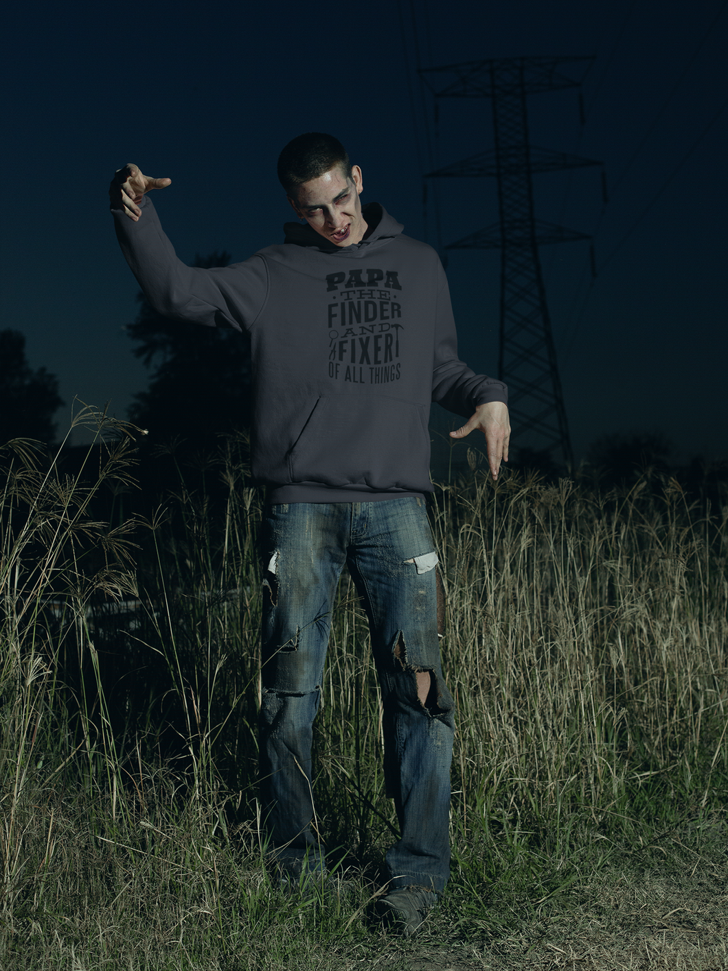 Papa the finder and fixer of all things Men Hoodies-KidsFashionVilla