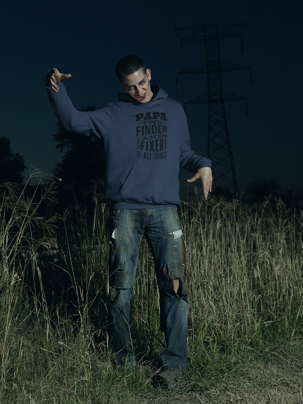 Papa the finder and fixer of all things Men Hoodies-KidsFashionVilla