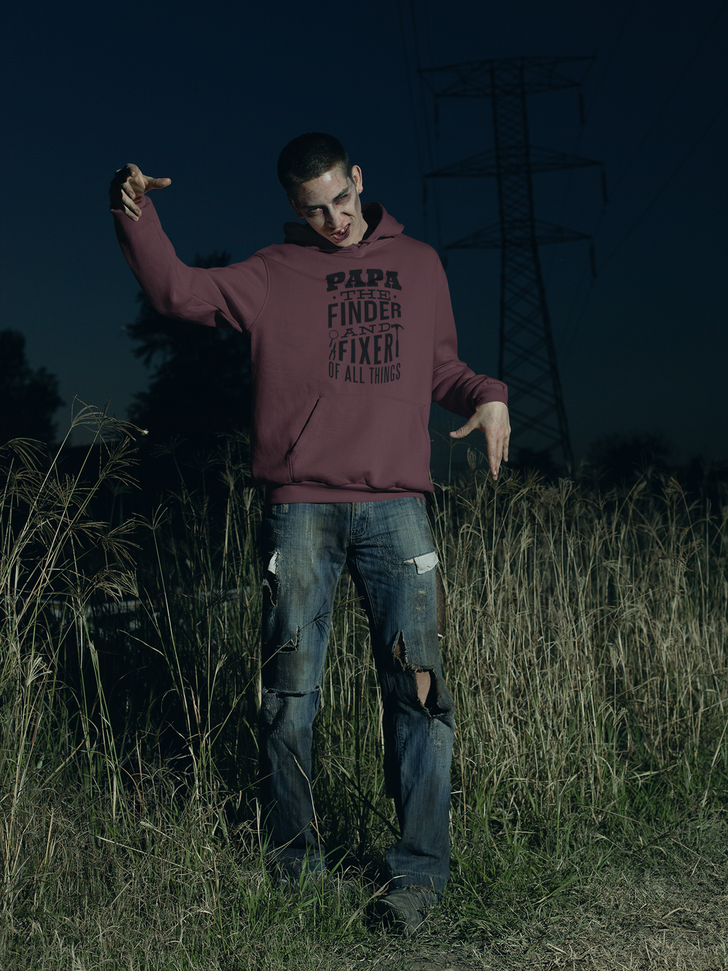 Papa the finder and fixer of all things Men Hoodies-KidsFashionVilla