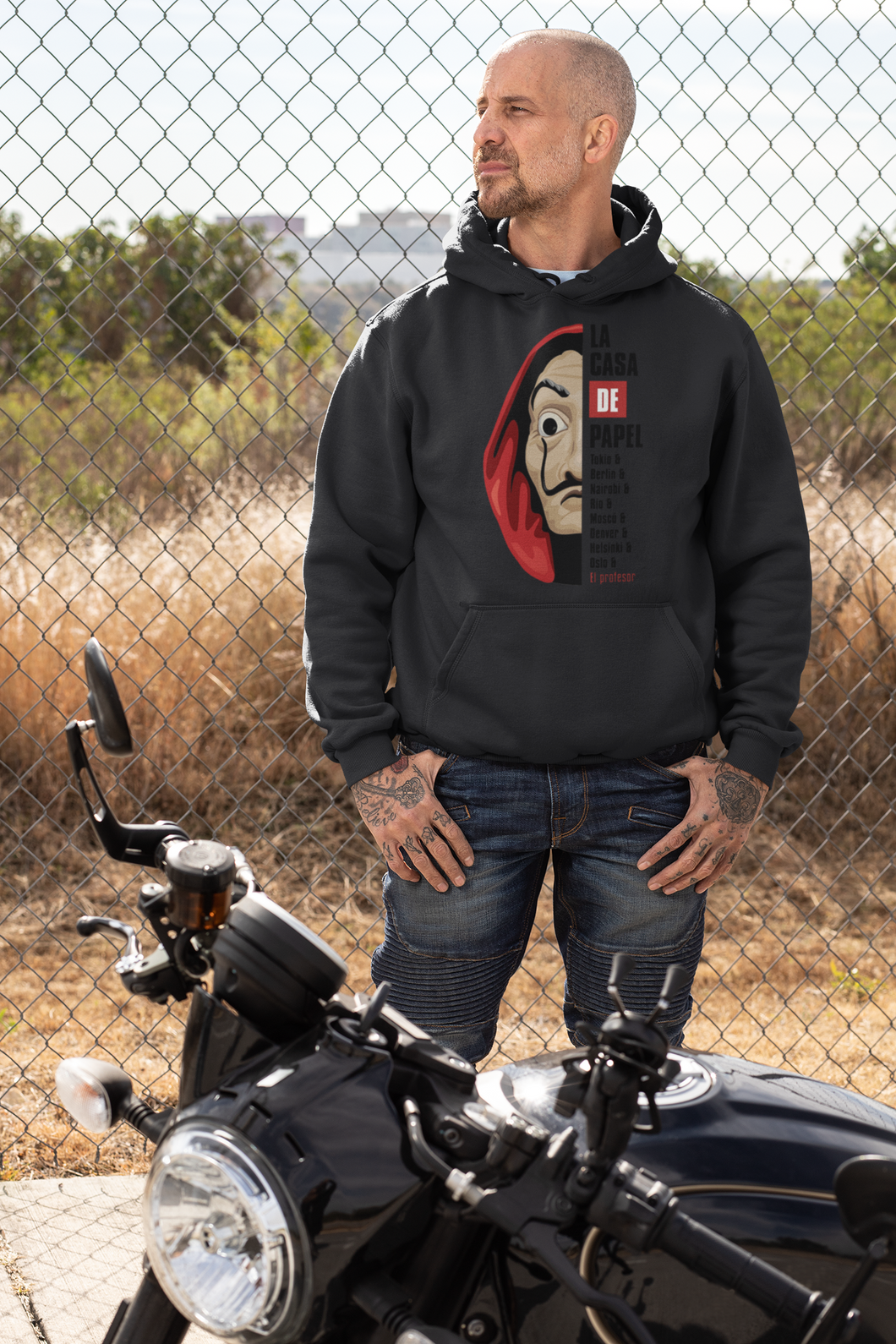 La Casa De Papel Money Heist Men Hoodies-KidsFashionVilla