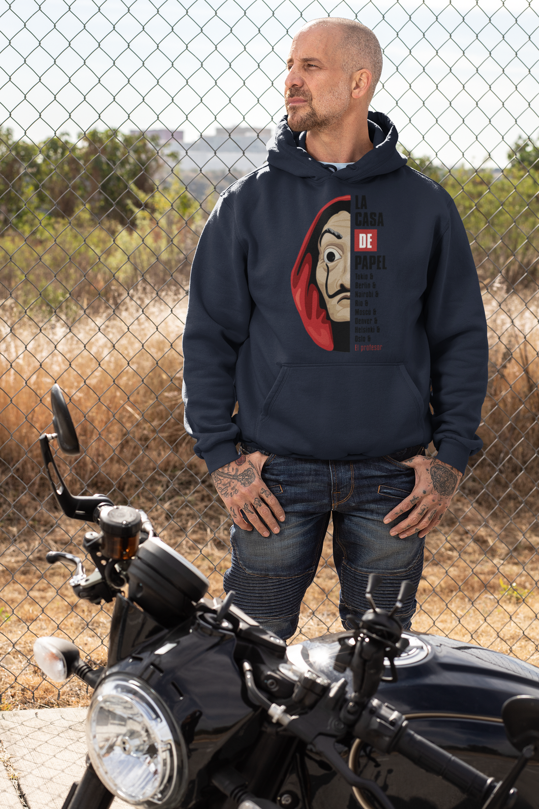 La Casa De Papel Money Heist Men Hoodies-KidsFashionVilla
