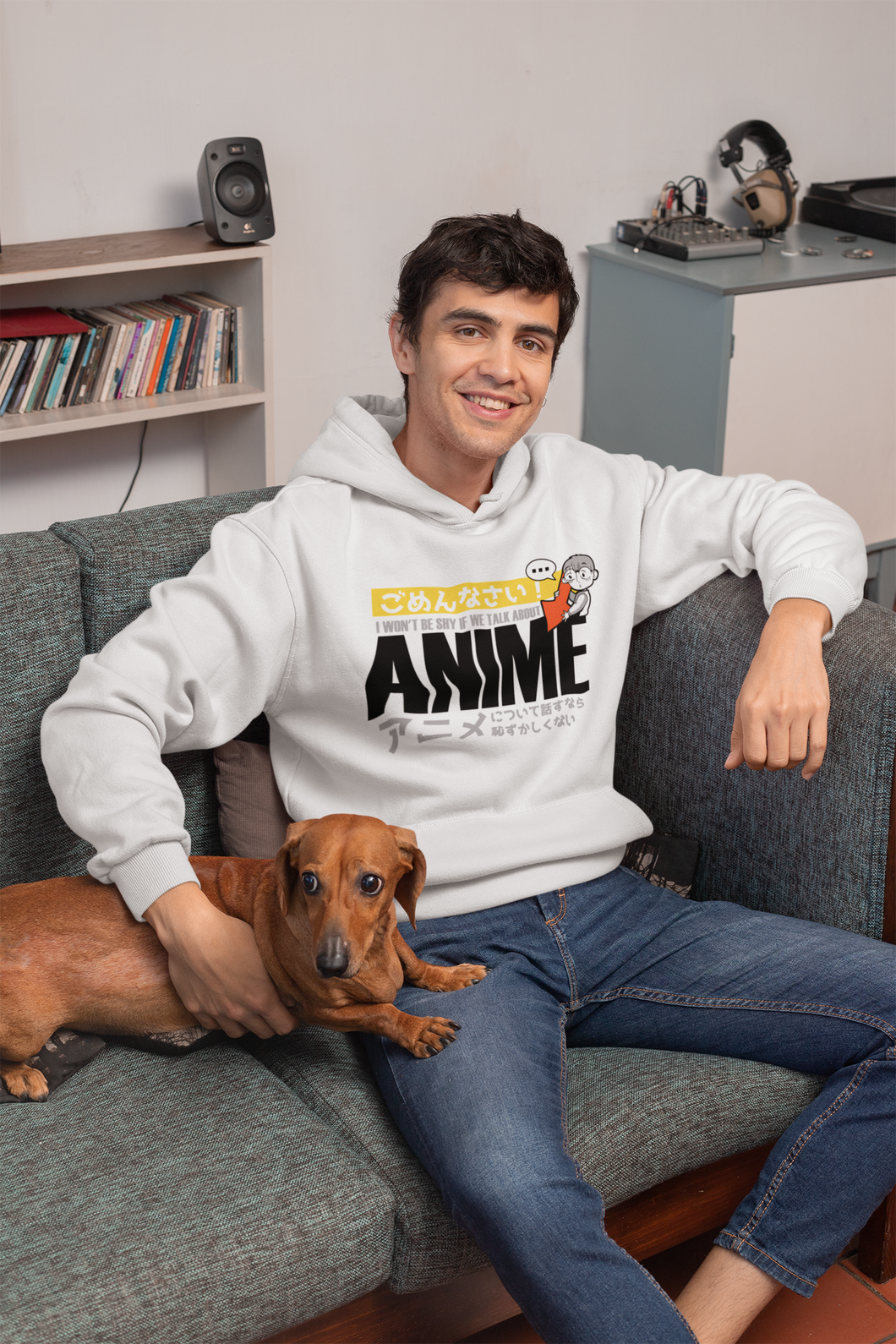 Shy Anime Men Hoodies-KidsFashionVilla