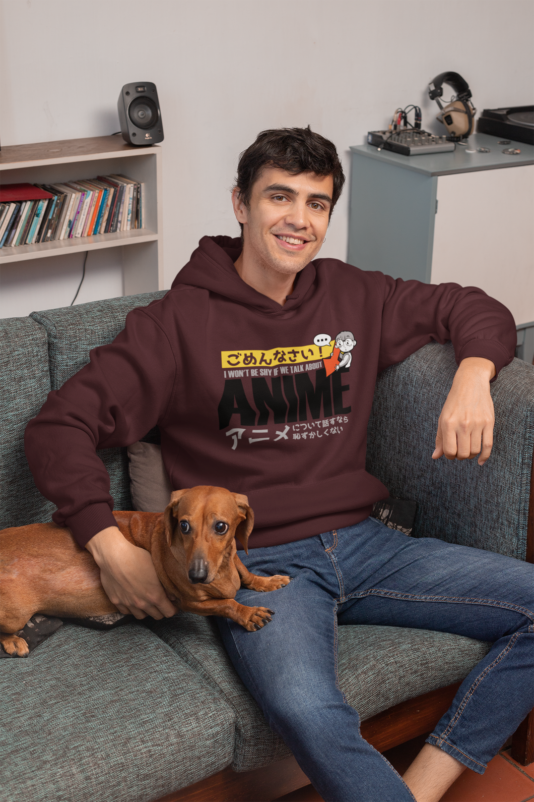 Shy Anime Men Hoodies-KidsFashionVilla
