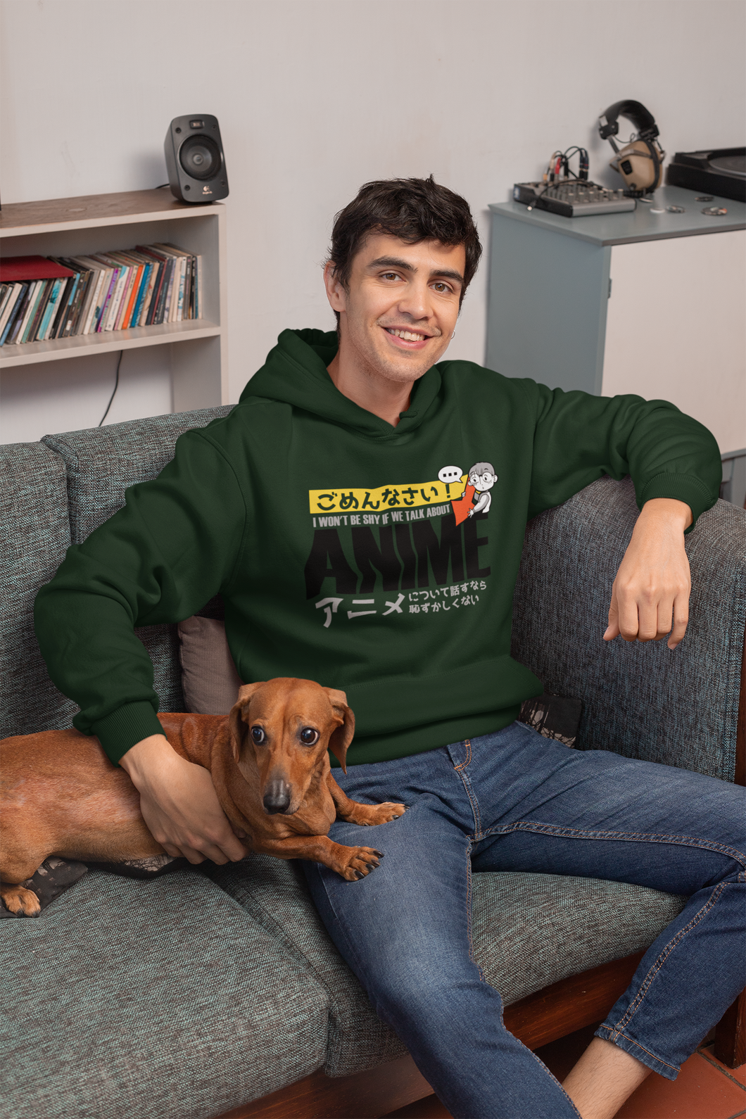 Shy Anime Men Hoodies-KidsFashionVilla