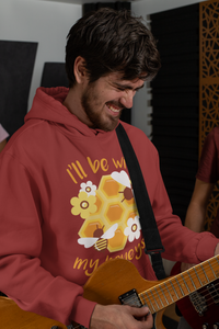 lll Bee With My Honeys Men Hoodies-KidsFashionVilla