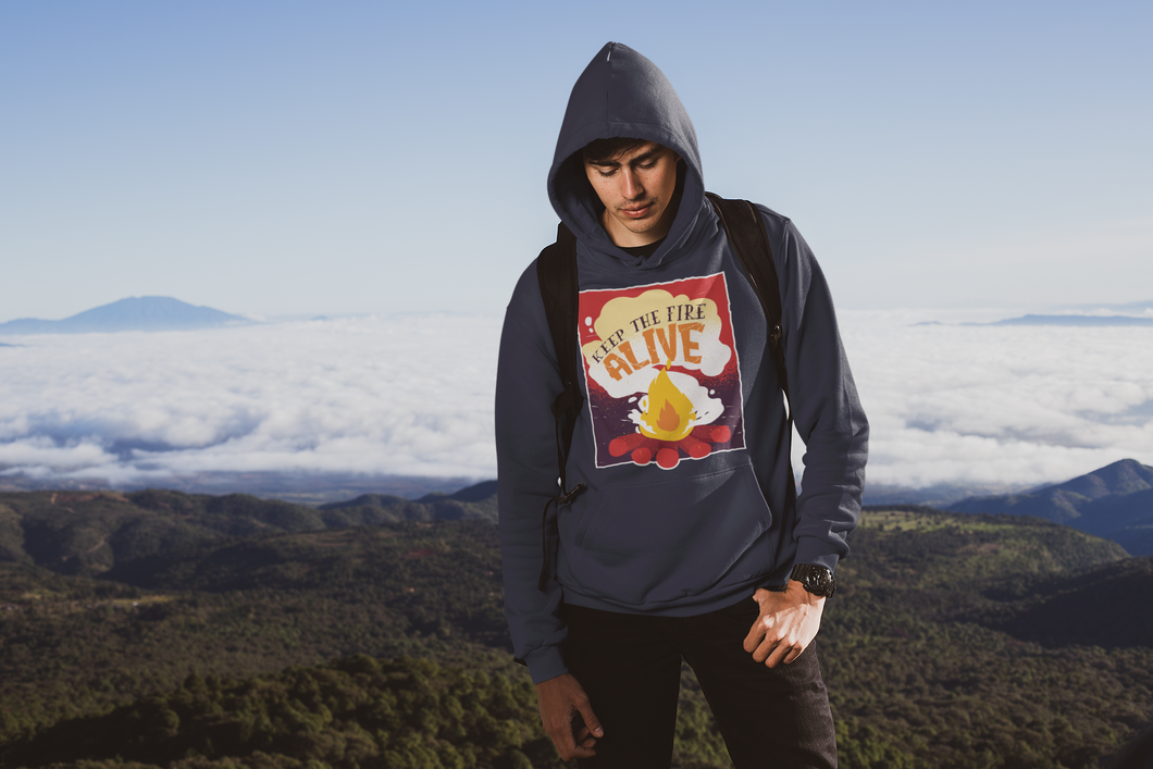 Fire quote Men Hoodies-KidsFashionVilla