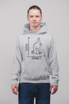 Rabbit Duck Graphic Men Hoodies-KidsFashionVilla