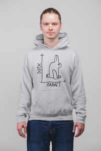 Rabbit Duck Graphic Men Hoodies-KidsFashionVilla