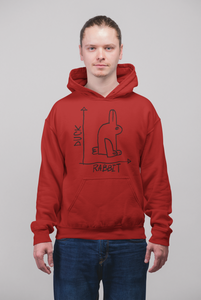 Rabbit Duck Graphic Men Hoodies-KidsFashionVilla