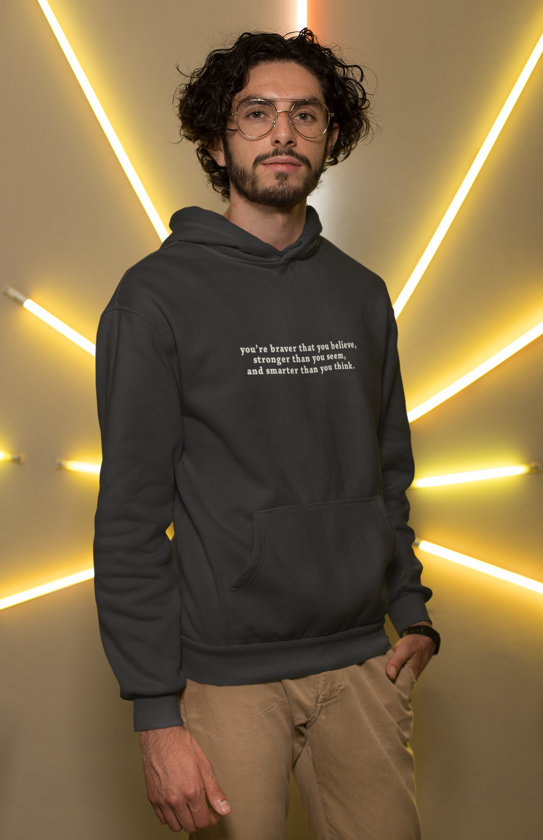 Youre Braver That You Believe Men Hoodies-KidsFashionVilla