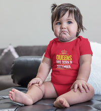 Load image into Gallery viewer, Queens Are Born In December Rompers for Baby Girl- FunkyTradition FunkyTradition
