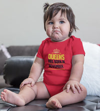 Load image into Gallery viewer, Queens Are Born In November Rompers for Baby Girl- FunkyTradition FunkyTradition
