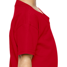 Load image into Gallery viewer, Girl Plain Red T-shirt-KidsFashionVilla
