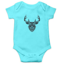 Load image into Gallery viewer, Reindeer Abstract Rompers for Baby Girl- FunkyTradition FunkyTradition
