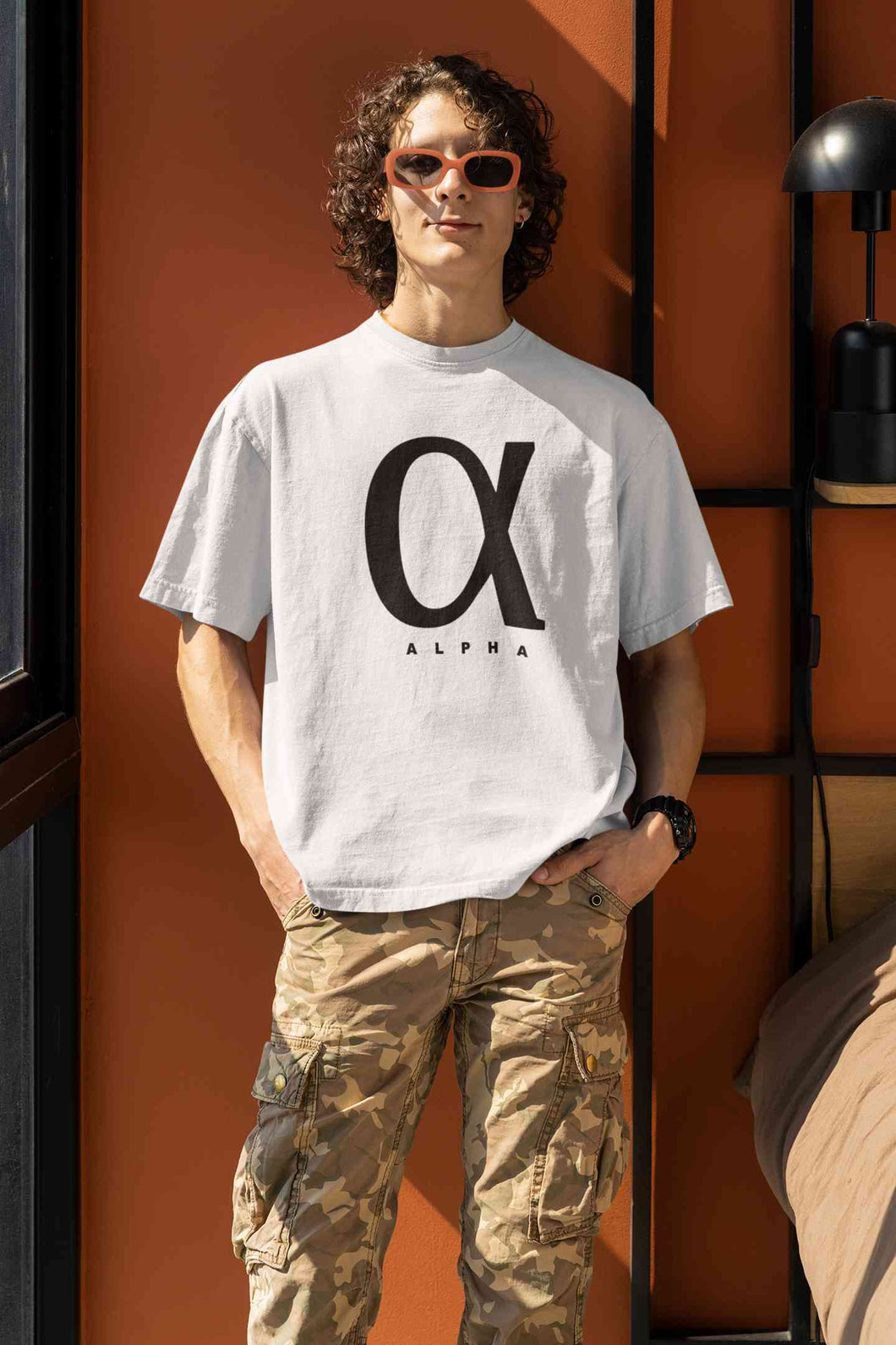 Alpha Mens Half Sleeves T-shirt- KidsFashionVilla