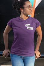 Load image into Gallery viewer, Why Not Quotes Women Half Sleeves T-shirt- KidsFashionVilla
