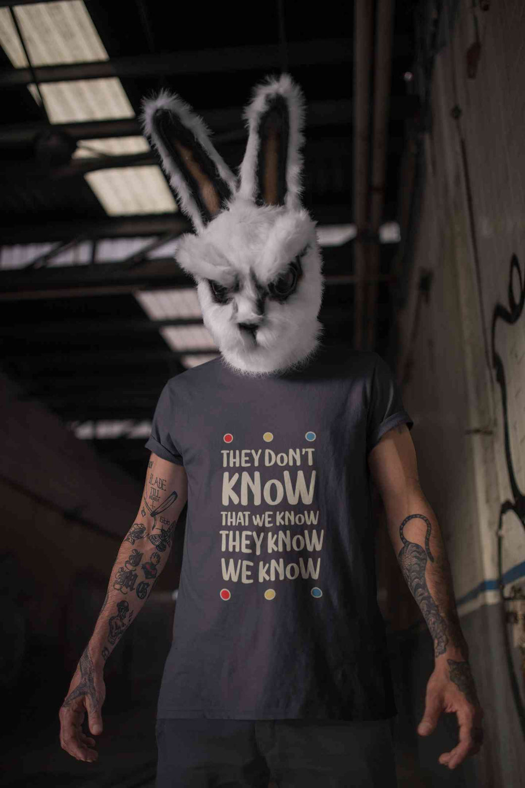 They Don't Know Mens Half Sleeves T-shirt- KidsFashionVilla