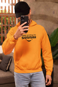 Keep Smiling Its Sunnah Men Hoodies-KidsFashionVilla
