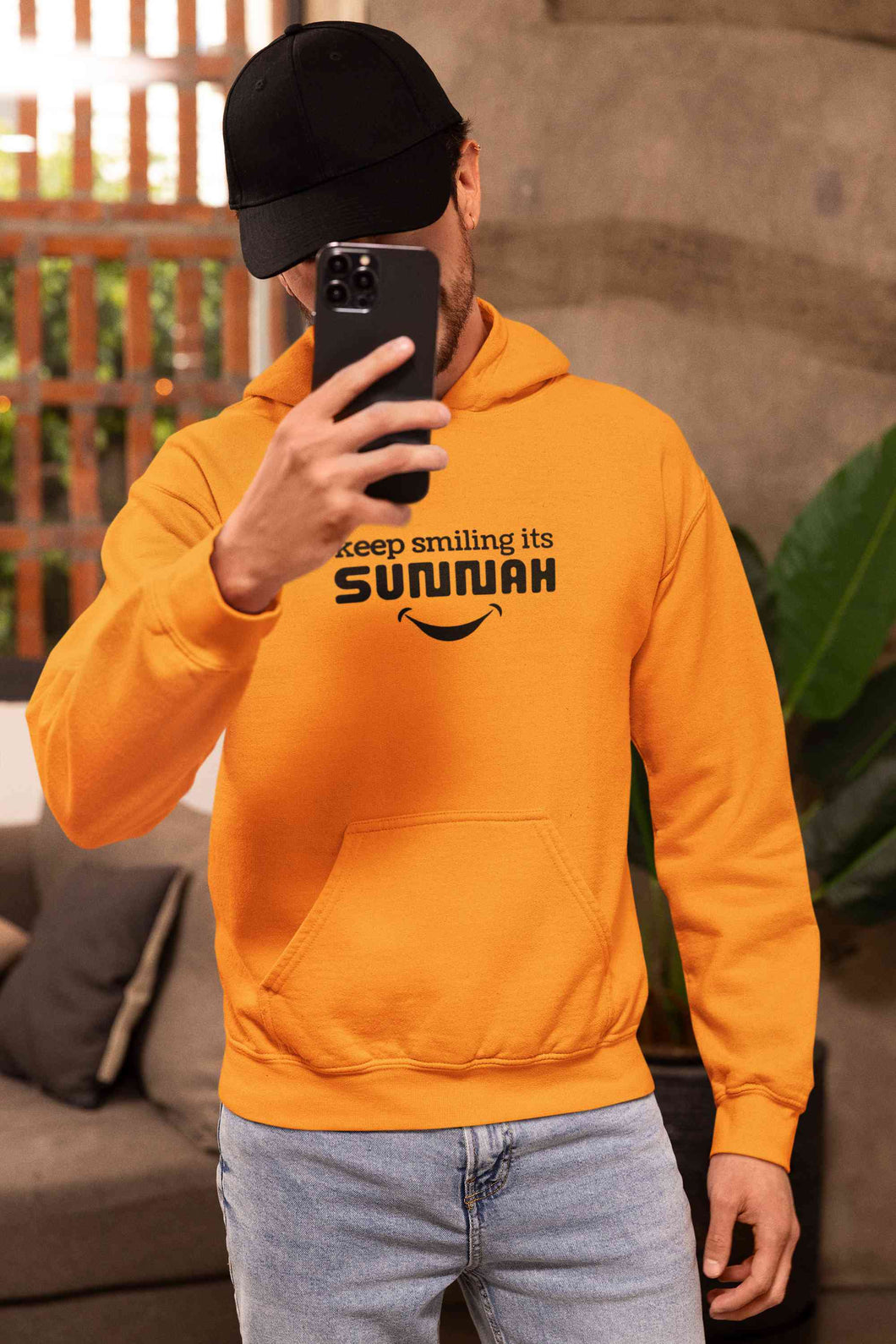 Keep Smiling Its Sunnah Men Hoodies-KidsFashionVilla
