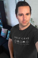 Load image into Gallery viewer, Self Care Mens Half Sleeves T-shirt- KidsFashionVilla
