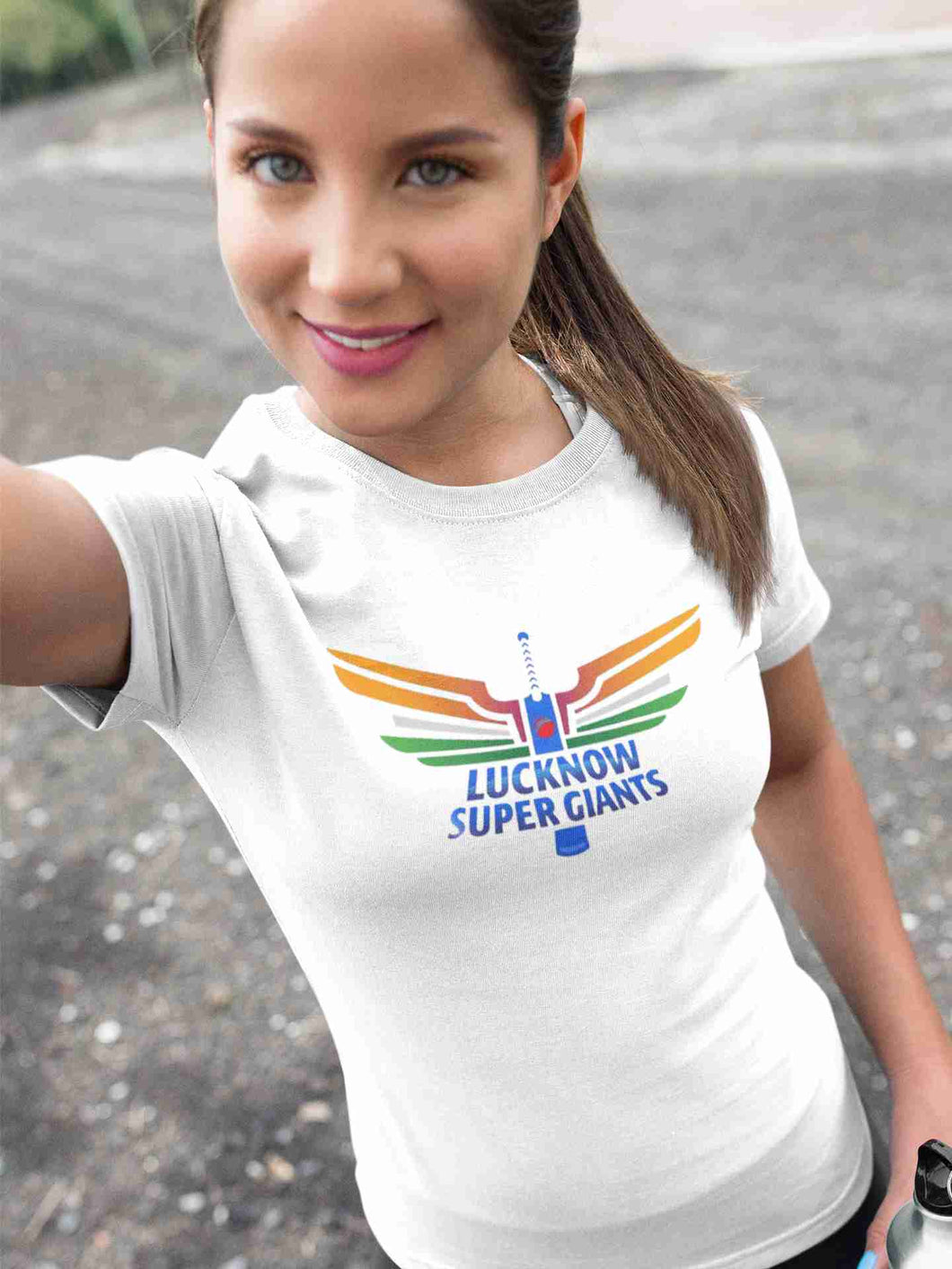 LSG Lucknow Super Gaints Women Half Sleeves T-shirt- KidsFashionVilla