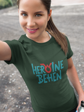 Load image into Gallery viewer, Heroine Behen Women Half Sleeves T-shirt- KidsFashionVilla
