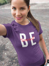 Be Yourself Women Half Sleeves T-shirt- KidsFashionVilla