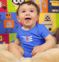 Load image into Gallery viewer, Shiva Tilak Rompers for Baby Boy- FunkyTradition FunkyTradition
