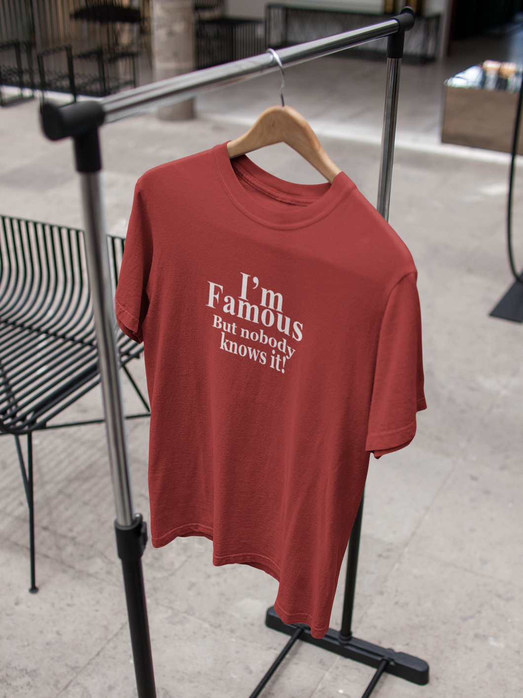 I Am Famous But Nobody Knows It Quotes Women Half Sleeves T-shirt- KidsFashionVilla