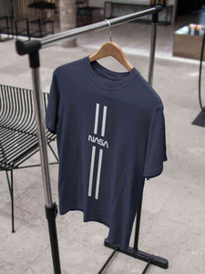 Strip Nasa Women Half Sleeves T-shirt- KidsFashionVilla