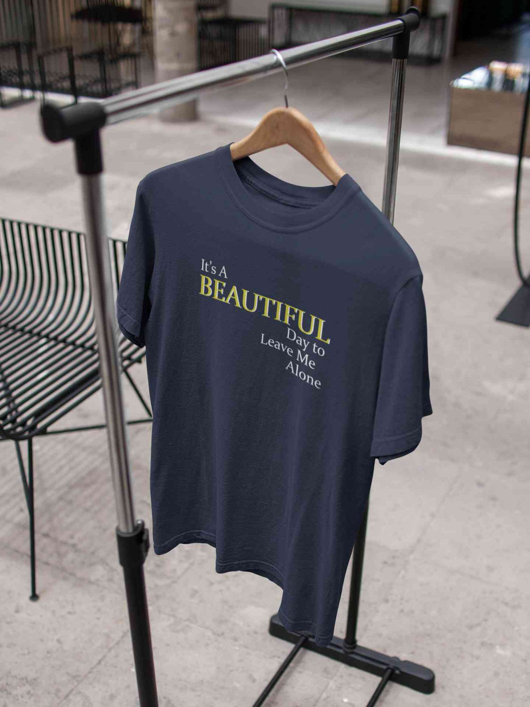 It Is A Beautiful Day To Leave Me Alone Women Half Sleeves T-shirt- KidsFashionVilla