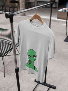 Alien Smoking Women Half Sleeves T-shirt- KidsFashionVilla