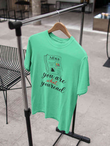 News Quote Mens Half Sleeves T-shirt- KidsFashionVilla