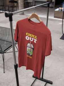 Chill Out Dude Women Half Sleeves T-shirt- KidsFashionVilla