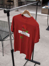 Load image into Gallery viewer, Romance Slogan Rose Printed Women Half Sleeves T-shirt- KidsFashionVilla
