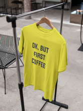 Load image into Gallery viewer, Okay But Coffee First Kareena Kapoor Celebrity T-shirt- KidsFashionVilla

