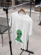 Load image into Gallery viewer, Alien Smoking Women Half Sleeves T-shirt- KidsFashionVilla

