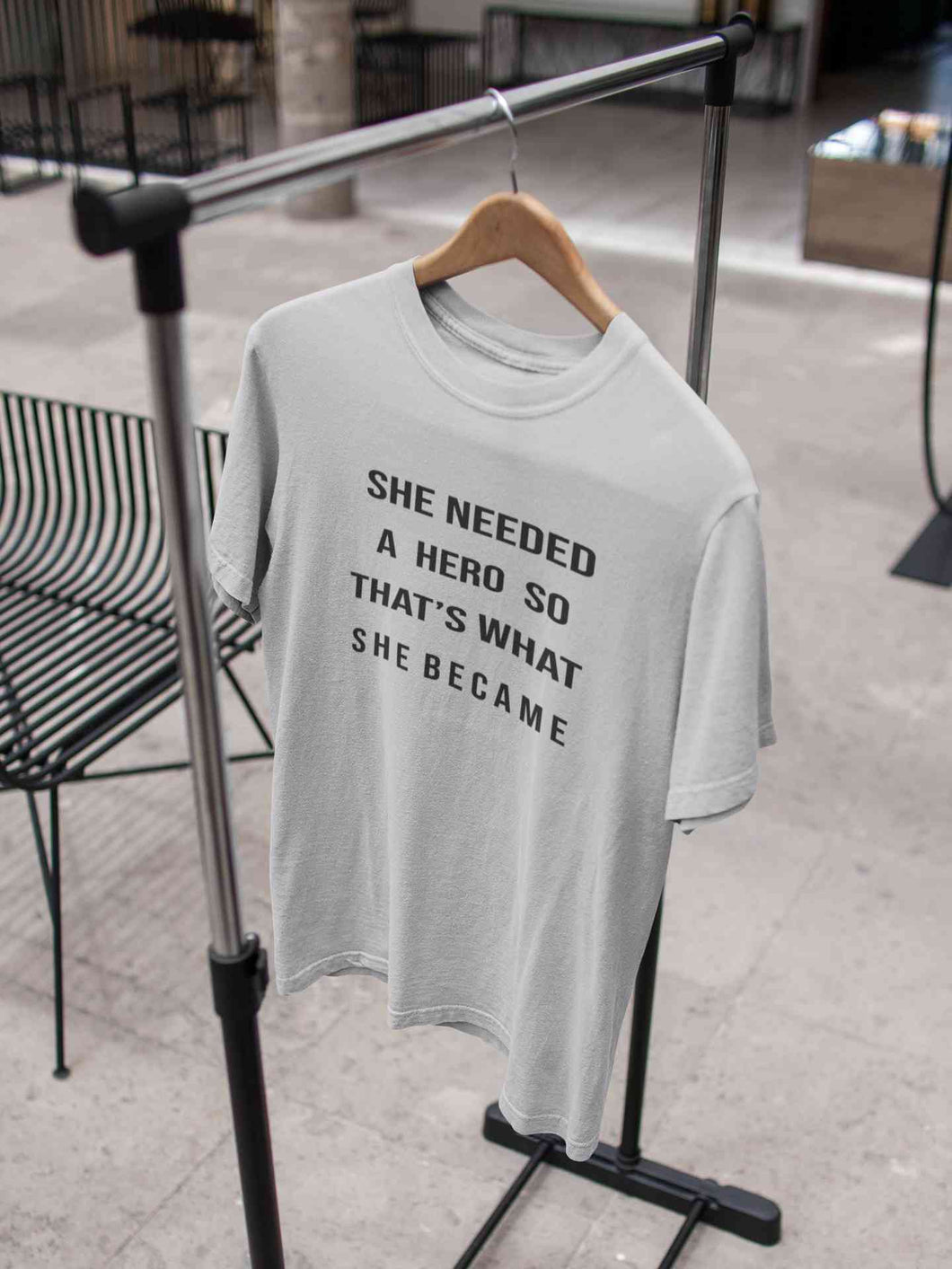 She Needed A Hero Thats What She Became Women Half Sleeves T-shirt- KidsFashionVilla