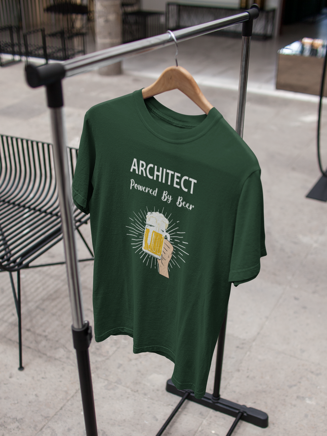 Beer Architect Profession Women Half Sleeves T-shirt- KidsFashionVilla